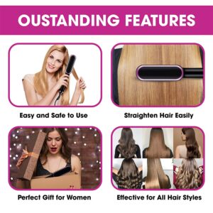 Hair Straightener Iron Brush Straight Hair Straightener
