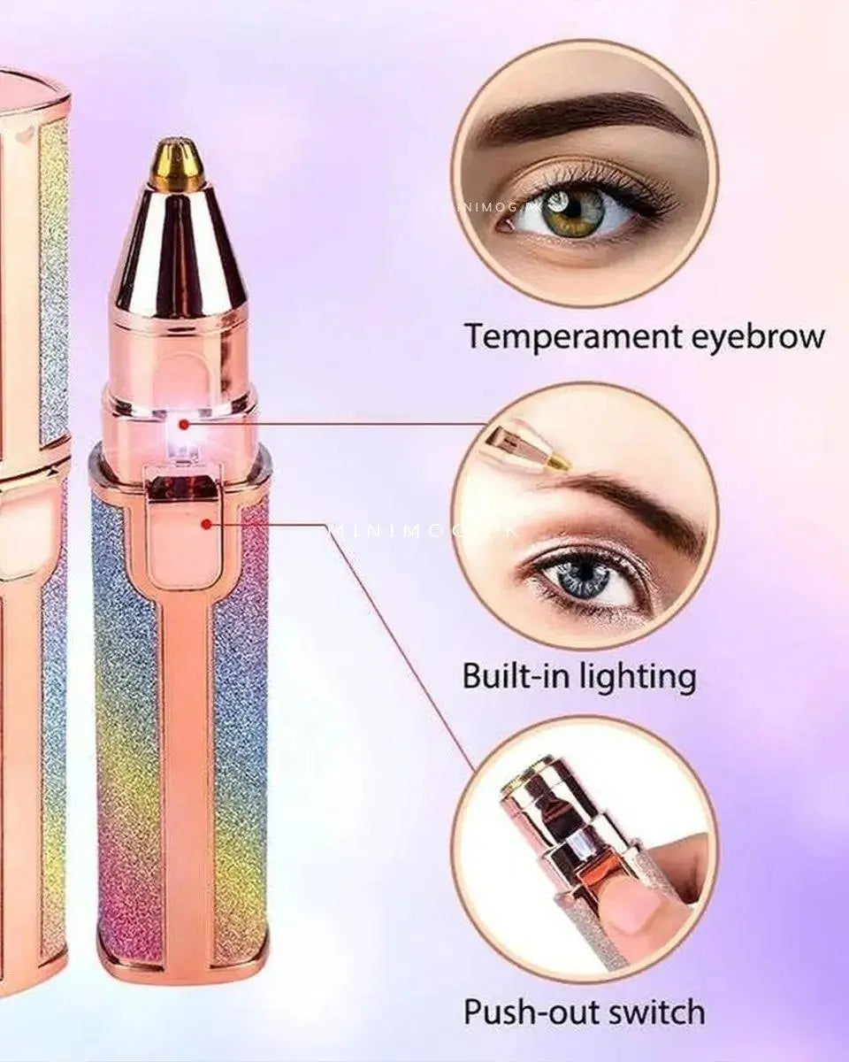 😍Facial Beauty - 2 In 1 Rechargeable Electric Eyebrow Trimmer +Body Facial Hair Removal😍