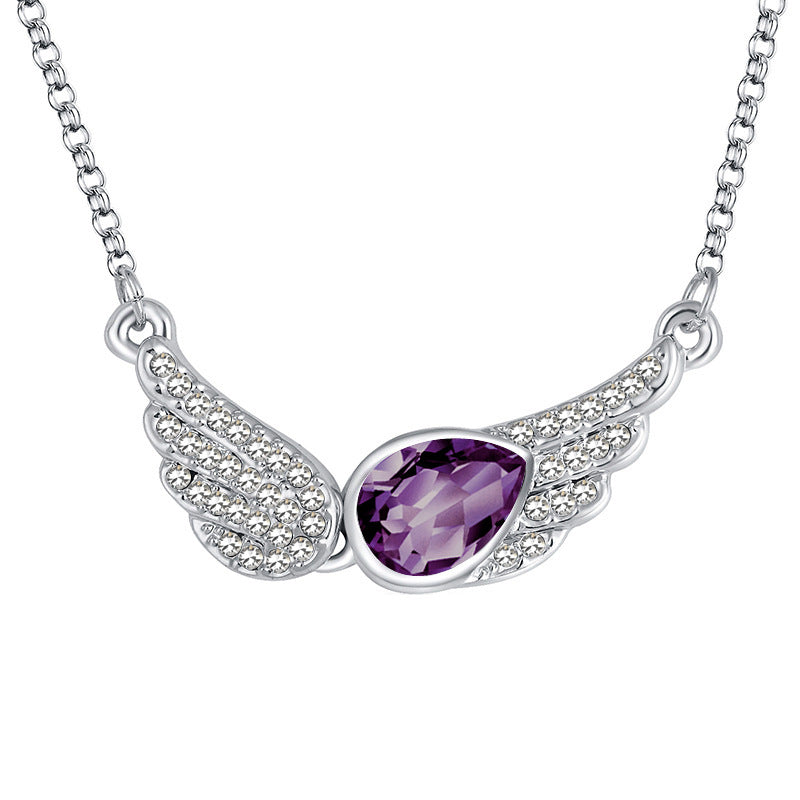 Cross Border New Lovers Fashion Wing Necklaces And Necklaces