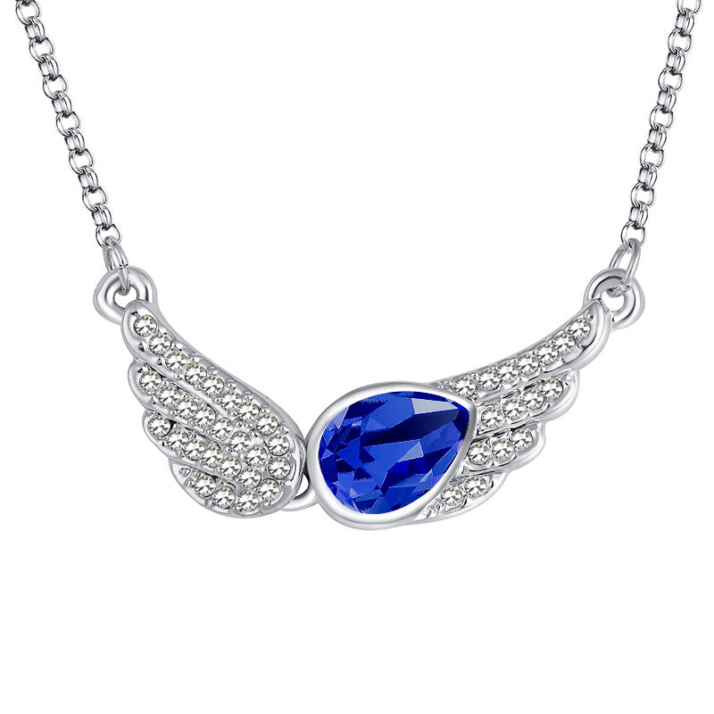 Cross Border New Lovers Fashion Wing Necklaces And Necklaces