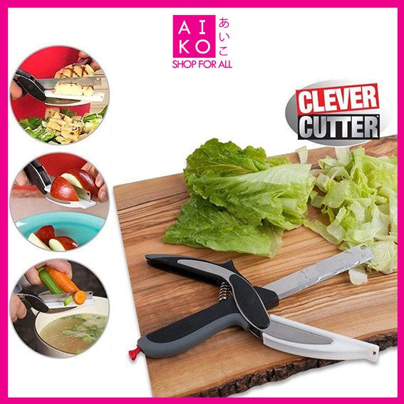 2 In 1 Knife & Cutting Board