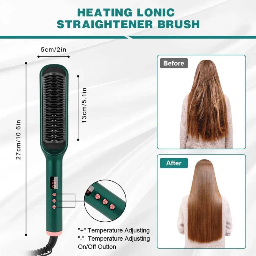 Premium Portable Women and Men Hair Straightening  Brush