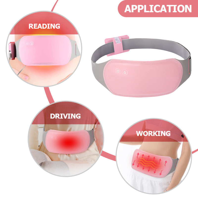 Warm Heating Rechargeable Period Cramp Belt