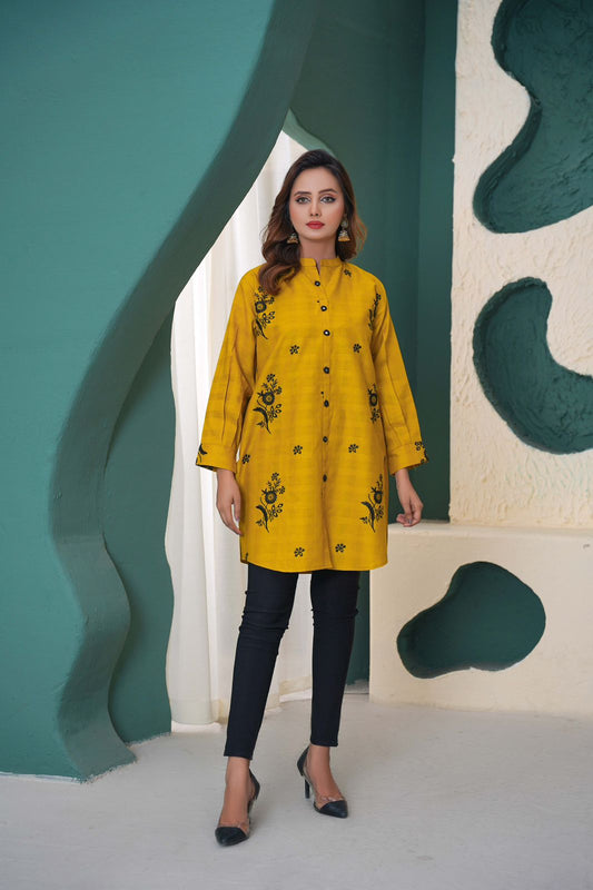 🎀 Everyday Bloom Floral Cotton Kurti – Fresh & Effortlessly Chic