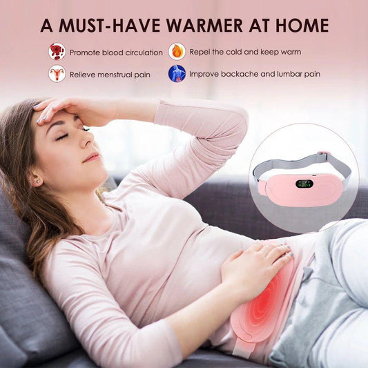 Warm Heating Rechargeable Period Cramp Belt