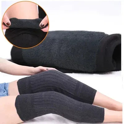 🧦 Premium Woolen Knee Warmers with Adjustable Strap (Pair)