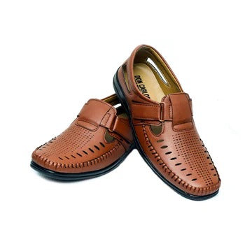 Men’s Classic Breathable Loafers – Comfort Fit | Brown Casual Moccasins