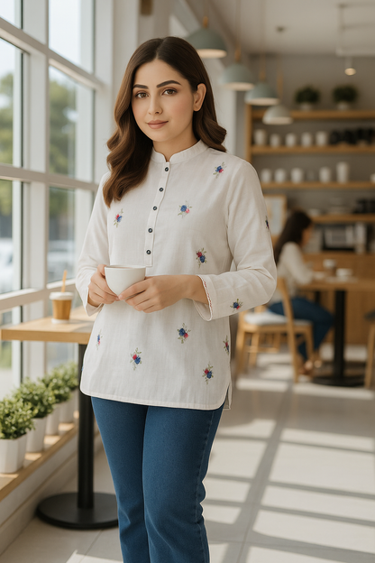 Stylish Shirt & Pant for Girls | Soft Cotton Blend | Casual & Everyday Wear | Zafynix