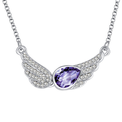 Cross Border New Lovers Fashion Wing Necklaces And Necklaces