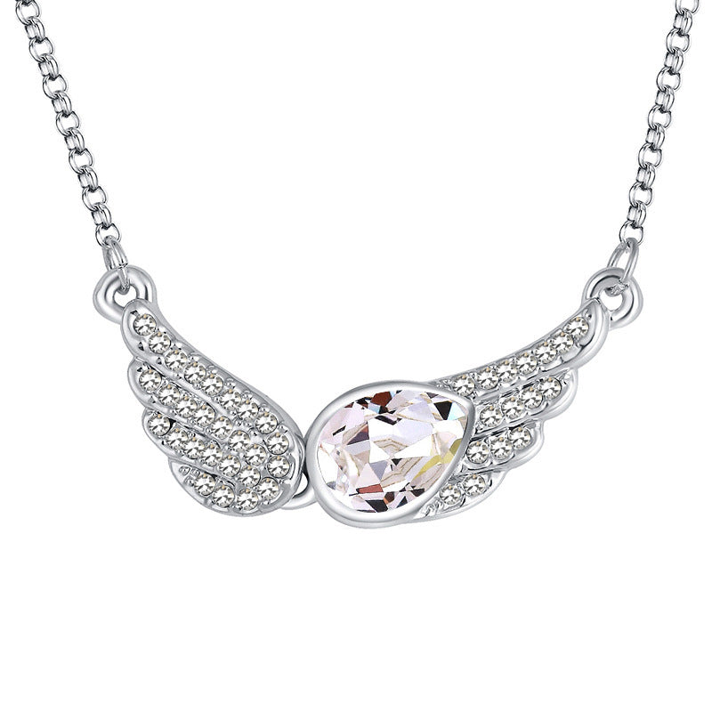 Cross Border New Lovers Fashion Wing Necklaces And Necklaces