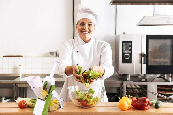 Multifunctional Safe Slice Vertical Food Chopper