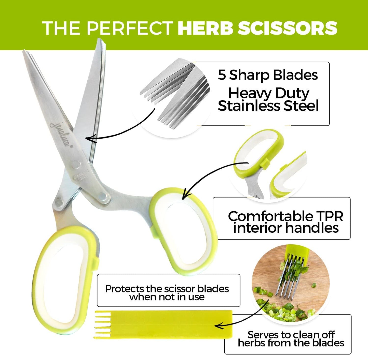 ✨ 5 Layer Kitchen Scissors