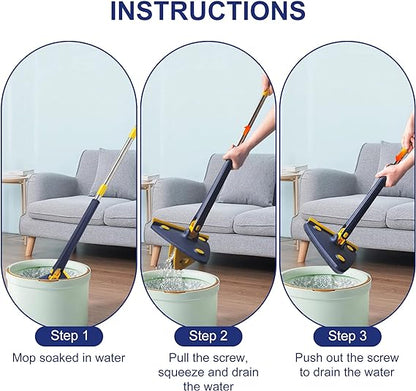 360° Rotatable Triangular Water Cleaning Mop