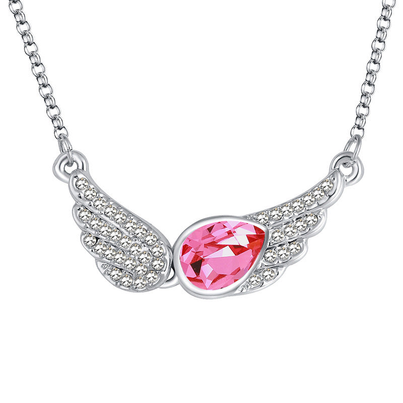 Cross Border New Lovers Fashion Wing Necklaces And Necklaces