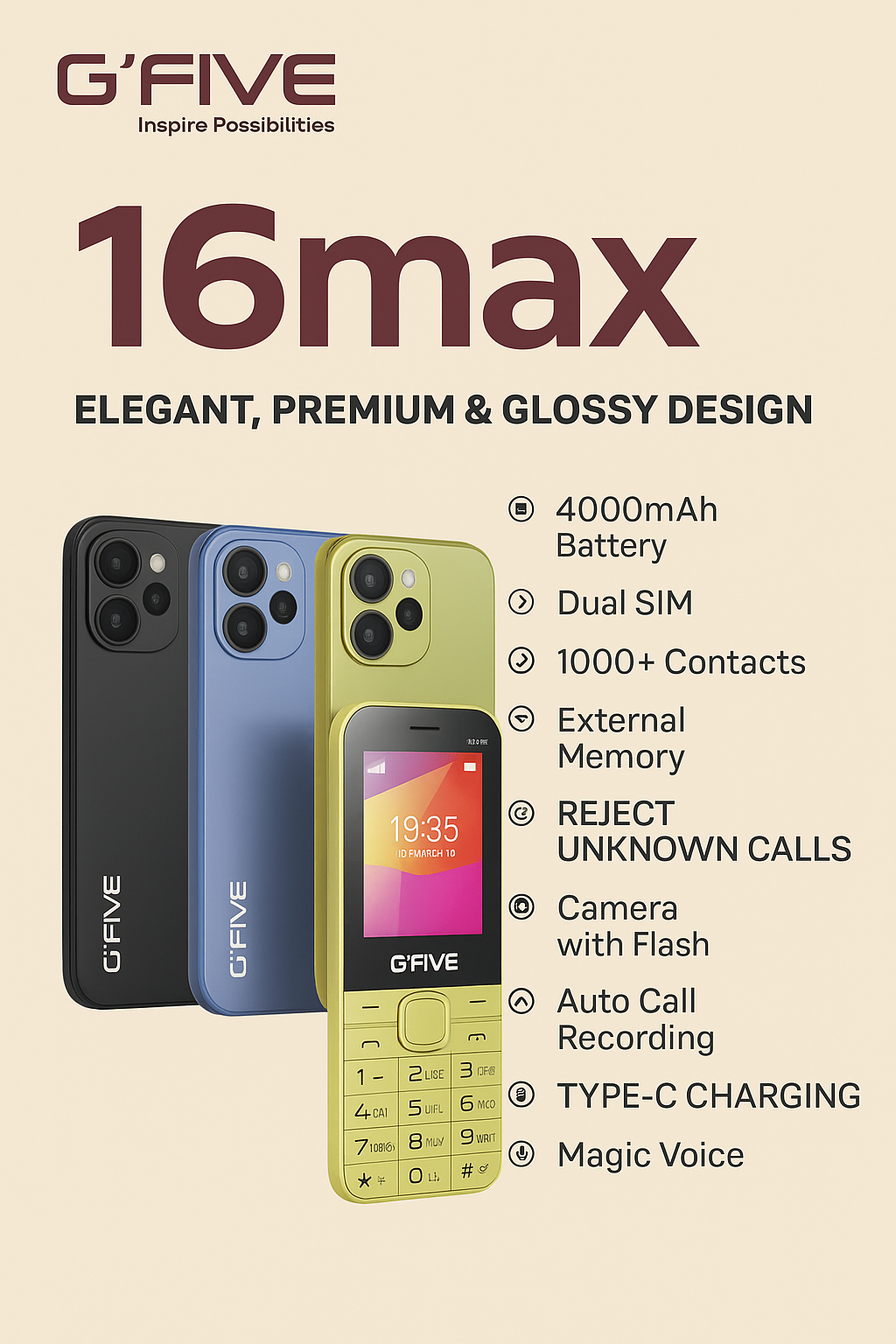 G'FIVE 16max