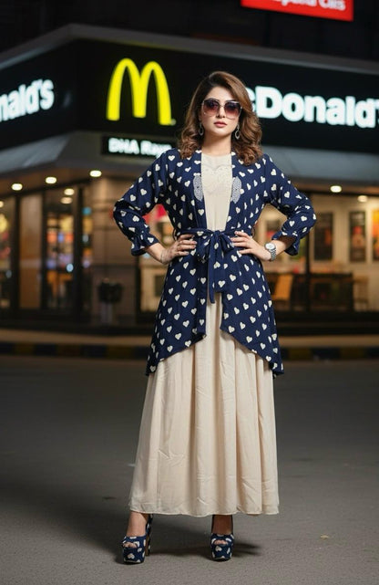 🖤 Zafynix 3-Piece Polka Dot Shrug Set – Modern Modesty, Redefined