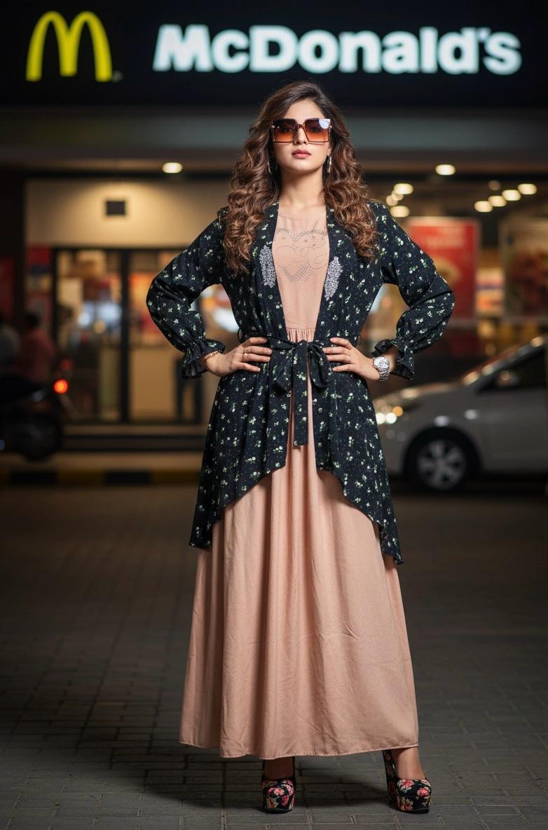 🖤 Zafynix 3-Piece Polka Dot Shrug Set – Modern Modesty, Redefined