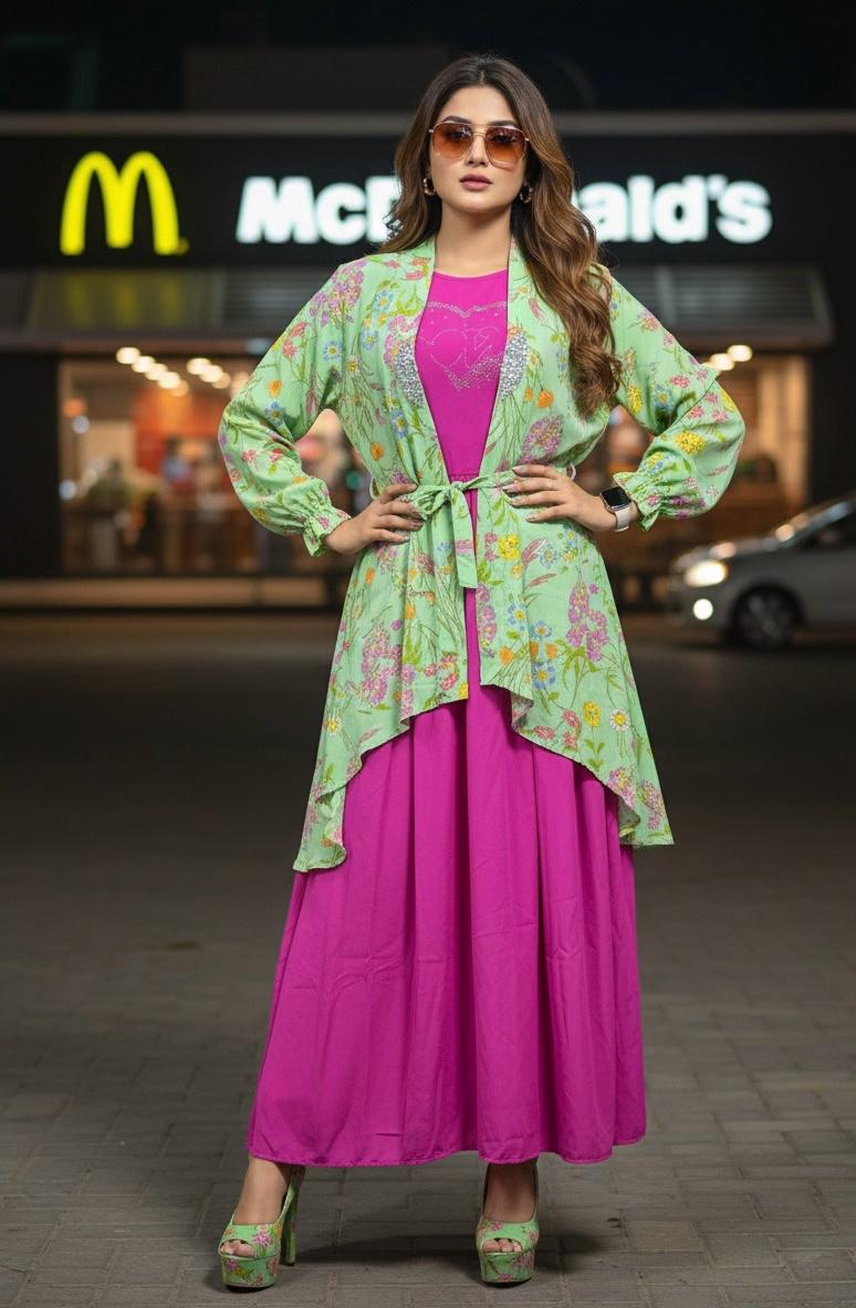 🖤 Zafynix 3-Piece Polka Dot Shrug Set – Modern Modesty, Redefined