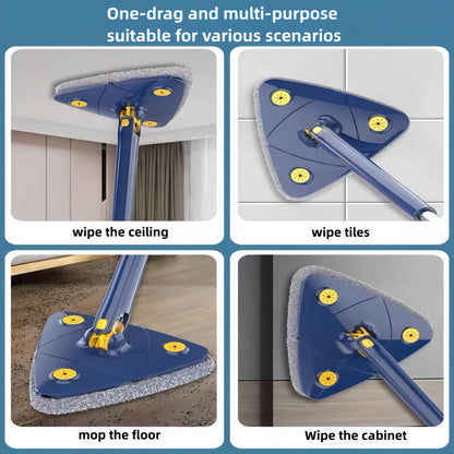 360° Rotatable Triangular Water Cleaning Mop
