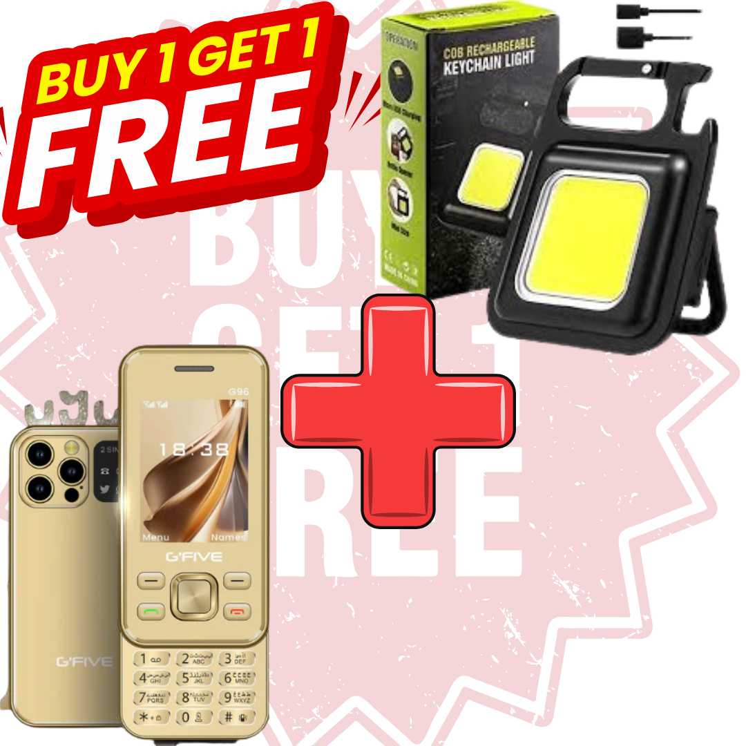 ZAFYNIX Combo Deal – GFive G96 Slide Mobile + High-Power Flood Light