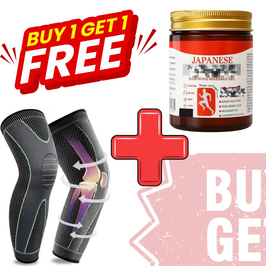 Ultimate Knee Support + Japanese Instant Pain Relief Gel (COMBO PACK)
