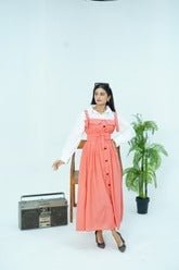 Butterfly Roomper Maxi for Girls | Floral Printed Play Dress | Twirl & Play