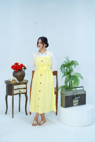 Butterfly Roomper Maxi for Girls | Floral Printed Play Dress | Twirl & Play