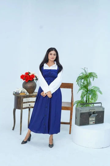 Butterfly Roomper Maxi for Girls | Floral Printed Play Dress | Twirl & Play