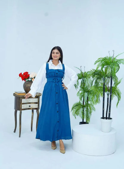 Butterfly Roomper Maxi for Girls | Floral Printed Play Dress | Twirl & Play