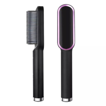 Hair Straightener Iron Brush Straight Hair Straightener