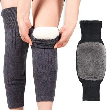 🧦 Premium Woolen Knee Warmers with Adjustable Strap (Pair)