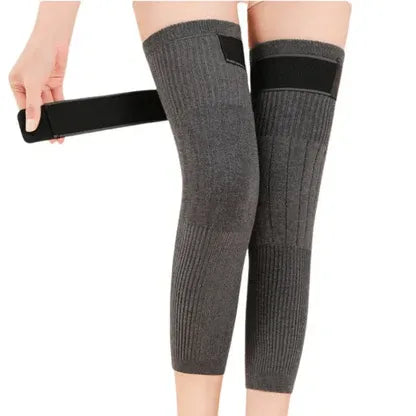 🧦 Premium Woolen Knee Warmers with Adjustable Strap (Pair)