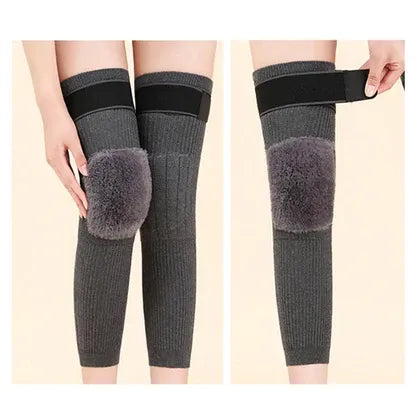 🧦 Premium Woolen Knee Warmers with Adjustable Strap (Pair)
