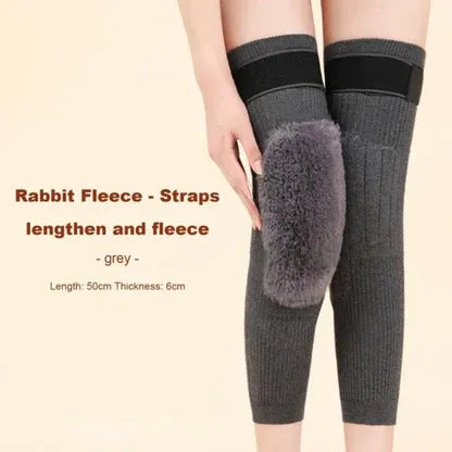 🧦 Premium Woolen Knee Warmers with Adjustable Strap (Pair)