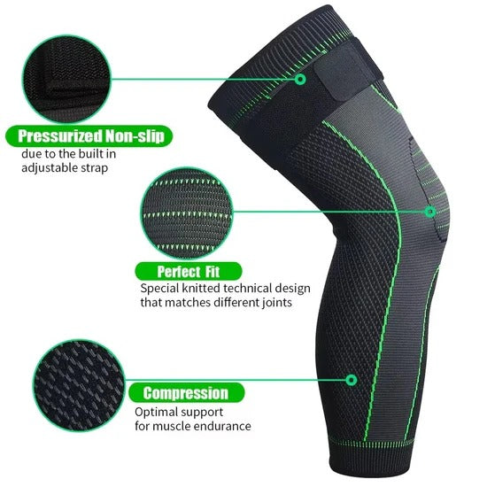 🦵 ZAFYNIX™ Compression Knee Brace Support with Adjustable Strap
