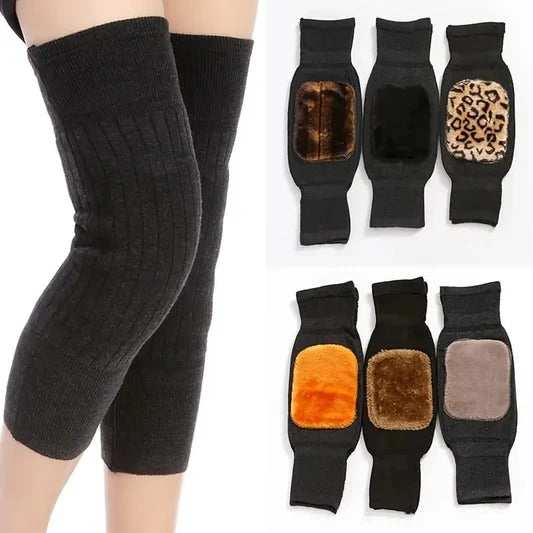 🧦 Premium Woolen Knee Warmers with Adjustable Strap (Pair)