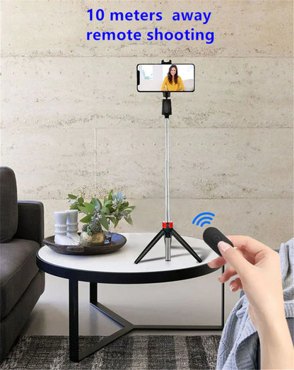 Multifunctional Portable Bluetooth Wireless Integrated Selfie Stick & Tripod